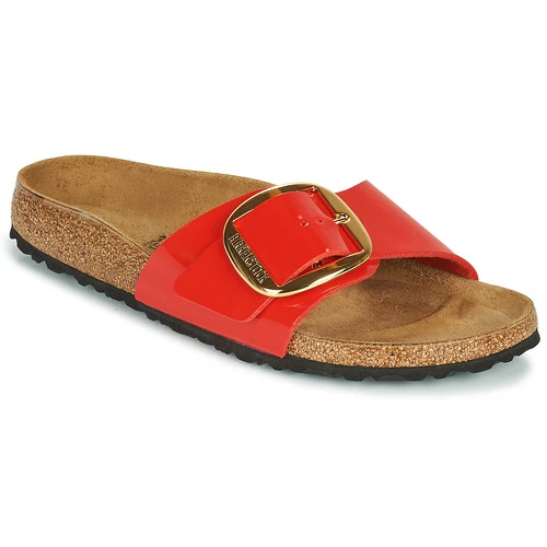 Chaussures Femme Mules Birkenstock MADRID BIG BUCKLE Rouge 3 Chaussures Femme Mules Birkenstock MADRID BIG BUCKLE Rouge