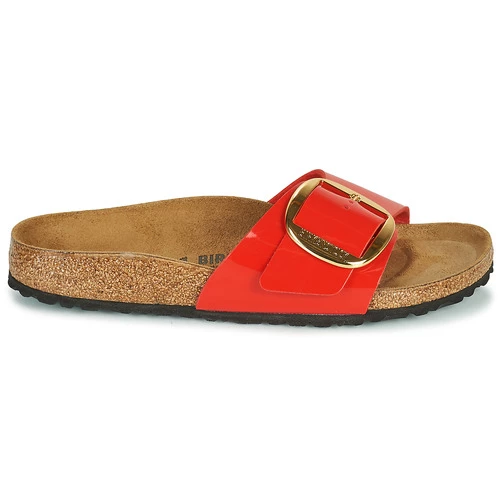 Chaussures Femme Mules Birkenstock MADRID BIG BUCKLE Rouge 4 Chaussures Femme Mules Birkenstock MADRID BIG BUCKLE Rouge – Image 2