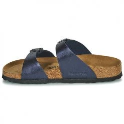 Chaussures Femme Mules Birkenstock SYDNEY Bleu 10 Chaussures Femme Mules Birkenstock SYDNEY Bleu -Mules Soldes2022 18980450 500 D
