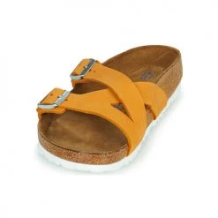 Chaussures Femme Mules Birkenstock YAO BALANCE SFB Orange -Mules Soldes2022 18980458 500 C