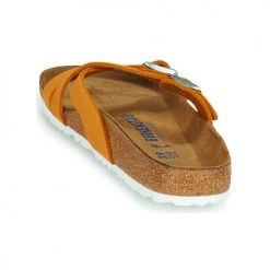 Chaussures Femme Mules Birkenstock YAO BALANCE SFB Orange -Mules Soldes2022 18980458 500 E
