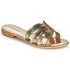 Chaussures Femme Mules Les Tropéziennes par M Belarbi DAMIA Doré -Mules Soldes2022 19624470 500 A