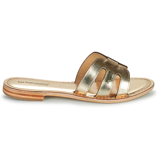 Chaussures Femme Mules Les Tropéziennes par M Belarbi DAMIA Doré 4 Chaussures Femme Mules Les Tropéziennes par M Belarbi DAMIA Doré – Image 2