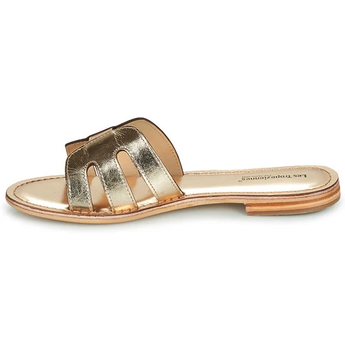 Chaussures Femme Mules Les Tropéziennes par M Belarbi DAMIA Doré 6 Chaussures Femme Mules Les Tropéziennes par M Belarbi DAMIA Doré – Image 4