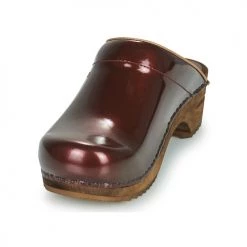 Chaussures Femme Sabots Sanita CLASSIC Bordeaux -Mules Soldes2022 19784769 500 C