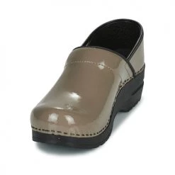 Chaussures Femme Sabots Sanita PROF Taupe -Mules Soldes2022 19784770 500 C
