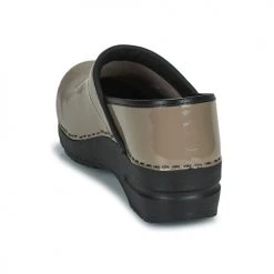 Chaussures Femme Sabots Sanita PROF Taupe -Mules Soldes2022 19784770 500 E