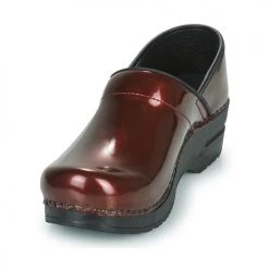 Chaussures Femme Sabots Sanita PROF Bordeaux -Mules Soldes2022 19784774 500 C