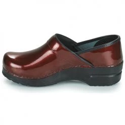 Chaussures Femme Sabots Sanita PROF Bordeaux -Mules Soldes2022 19784774 500 D