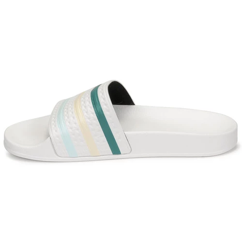 Chaussures Femme Claquettes adidas Originals ADILETTE Blanc / Vert / Rose 6 Chaussures Femme Claquettes adidas Originals ADILETTE Blanc / Vert / Rose – Image 4
