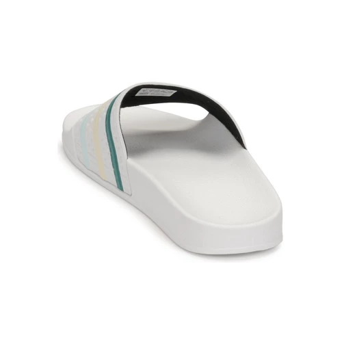Chaussures Femme Claquettes adidas Originals ADILETTE Blanc / Vert / Rose 7 Chaussures Femme Claquettes adidas Originals ADILETTE Blanc / Vert / Rose – Image 5