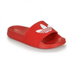 Chaussures Claquettes adidas Originals ADILETTE LITE Rouge