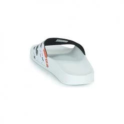 Chaussures Femme Claquettes adidas Originals ADILETTE W Blanc / Fleurs -Mules Soldes2022 19933658 500 E