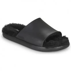 Chaussures Femme Claquettes Melissa MELISSA FLUFFY SIDE AD Noir