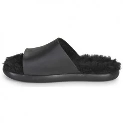 Chaussures Femme Claquettes Melissa MELISSA FLUFFY SIDE AD Noir -Mules Soldes2022 19984259 500 D