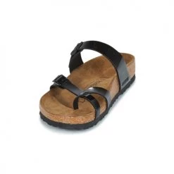 Chaussures Femme Mules Birkenstock MAYARI Noir Verni -Mules Soldes2022 20814 500 C