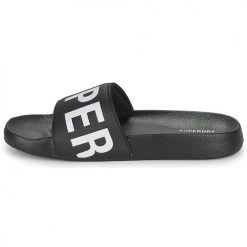 Chaussures Femme Claquettes Superdry CODE CORE POOL SLIDE Noir -Mules Soldes2022 21083116 500 D