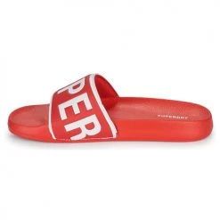Chaussures Femme Claquettes Superdry CODE CORE POOL SLIDE Rouge -Mules Soldes2022 21083117 500 D