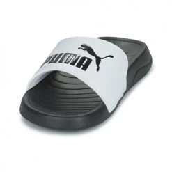 Chaussures Claquettes Puma POPCAT 20 Noir / Blanc -Mules Soldes2022 21085402 500 C