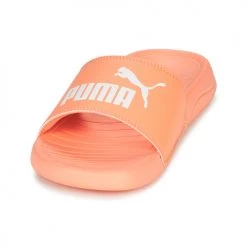 Chaussures Femme Claquettes Puma Popcat 20 Rose / Blanc -Mules Soldes2022 21085438 500 C