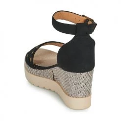 Chaussures Femme Sabots Les Petites Bombes DELIA Noir -Mules Soldes2022 21099257 500 E