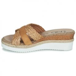 Chaussures Femme Sabots Les Petites Bombes DONA Camel -Mules Soldes2022 21099295 500 D