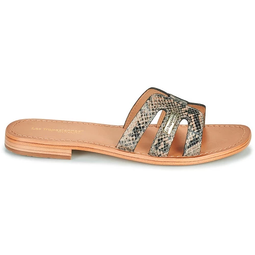 Chaussures Femme Mules Les Tropéziennes par M Belarbi HADAMIA Beige / serpent 4 Chaussures Femme Mules Les Tropéziennes par M Belarbi HADAMIA Beige / serpent – Image 2