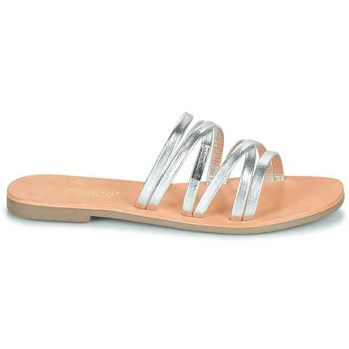 Chaussures Femme Mules Les Tropéziennes par M Belarbi DILOU Argent 4 Chaussures Femme Mules Les Tropéziennes par M Belarbi DILOU Argent – Image 2