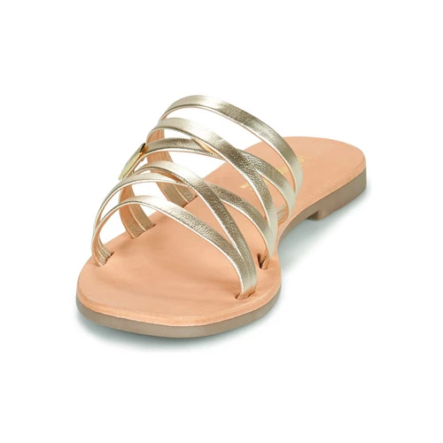 Chaussures Femme Mules Les Tropéziennes par M Belarbi DILOU Or 5 Chaussures Femme Mules Les Tropéziennes par M Belarbi DILOU Or – Image 3