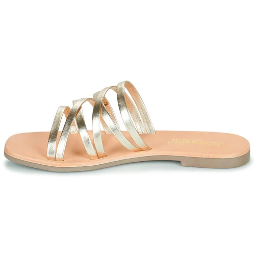 Chaussures Femme Mules Les Tropéziennes par M Belarbi DILOU Or 6 Chaussures Femme Mules Les Tropéziennes par M Belarbi DILOU Or – Image 4