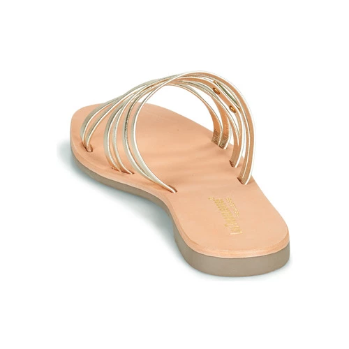 Chaussures Femme Mules Les Tropéziennes par M Belarbi DILOU Or 7 Chaussures Femme Mules Les Tropéziennes par M Belarbi DILOU Or – Image 5