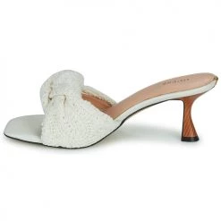 Chaussures Femme Mules Guess DIEDRA Blanc 10 Chaussures Femme Mules Guess DIEDRA Blanc -Mules Soldes2022 21160532 500 D