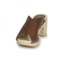 Chaussures Femme Mules Jonak MAHAUT MARRON -Mules Soldes2022 21183233 500 C