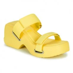 Chaussures Femme Mules Bronx UPP-DATE Jaune