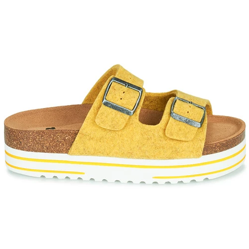 Chaussures Femme Mules Shepherd KATTIS Jaune 4 Chaussures Femme Mules Shepherd KATTIS Jaune – Image 2