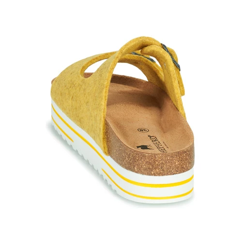 Chaussures Femme Mules Shepherd KATTIS Jaune 7 Chaussures Femme Mules Shepherd KATTIS Jaune – Image 5