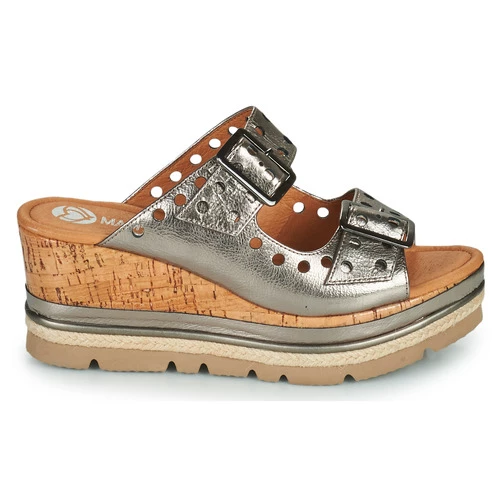 Chaussures Femme Mules Mam'Zelle PULSE Etain 4 Chaussures Femme Mules Mam'Zelle PULSE Etain – Image 2