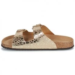 Chaussures Femme Mules Geox D BRIONIA Rose / Doré -Mules Soldes2022 21201121 500 D