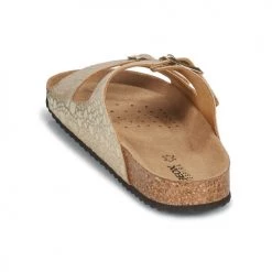 Chaussures Femme Mules Geox D BRIONIA Rose / Doré -Mules Soldes2022 21201121 500 E