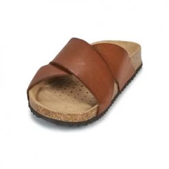 Chaussures Femme Mules Geox D BRIONIA Cognac -Mules Soldes2022 21201124 500 C