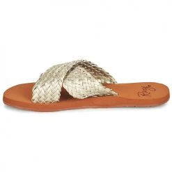 Chaussures Femme Mules Roxy ROSELANI Doré -Mules Soldes2022 21206069 500 D