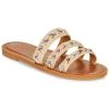 Chaussures Femme Mules Roxy WYLD ROSE Beige / Multi -Mules Soldes2022 21206072 500 A