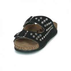 Chaussures Femme Mules Meline SUN13 Noir -Mules Soldes2022 21206902 500 C