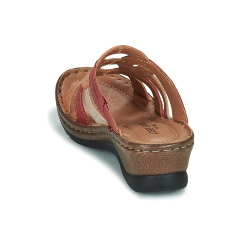 Chaussures Femme Mules Josef Seibel CATALONIA 01 Orange / Rouge 7 Chaussures Femme Mules Josef Seibel CATALONIA 01 Orange / Rouge – Image 5