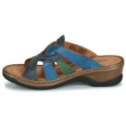 Chaussures Femme Mules Josef Seibel CATALONIA 01 Bleu 10 Chaussures Femme Mules Josef Seibel CATALONIA 01 Bleu -Mules Soldes2022 21255552 500 D