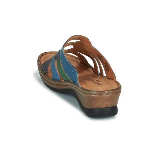 Chaussures Femme Mules Josef Seibel CATALONIA 01 Bleu 7 Chaussures Femme Mules Josef Seibel CATALONIA 01 Bleu – Image 5