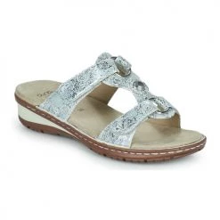 Chaussures Femme Mules Ara HAWAII Argenté