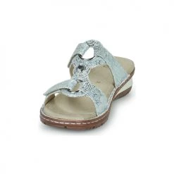 Chaussures Femme Mules Ara HAWAII Argenté -Mules Soldes2022 21313209 500 C