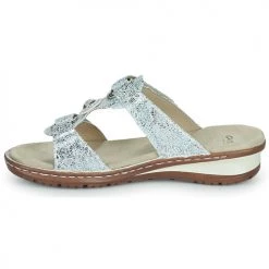 Chaussures Femme Mules Ara HAWAII Argenté -Mules Soldes2022 21313209 500 D