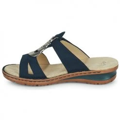 Chaussures Femme Mules Ara HAWAII Bleu -Mules Soldes2022 21313215 500 D